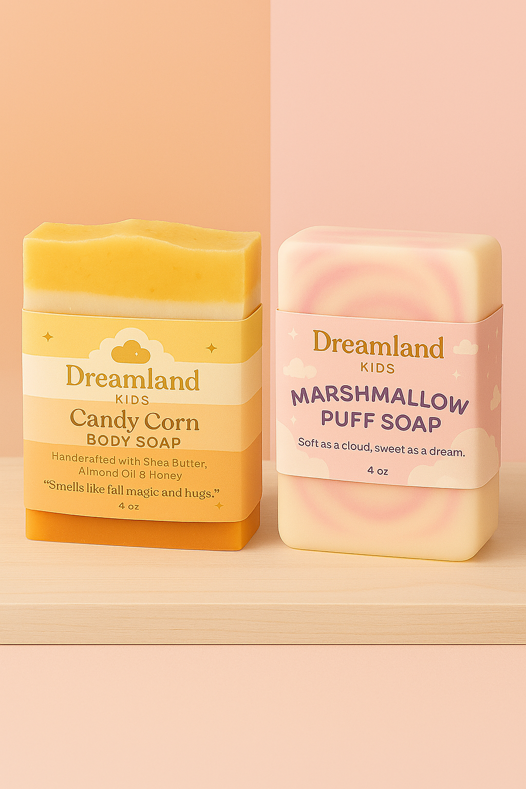 Marshmallow Puff Soap